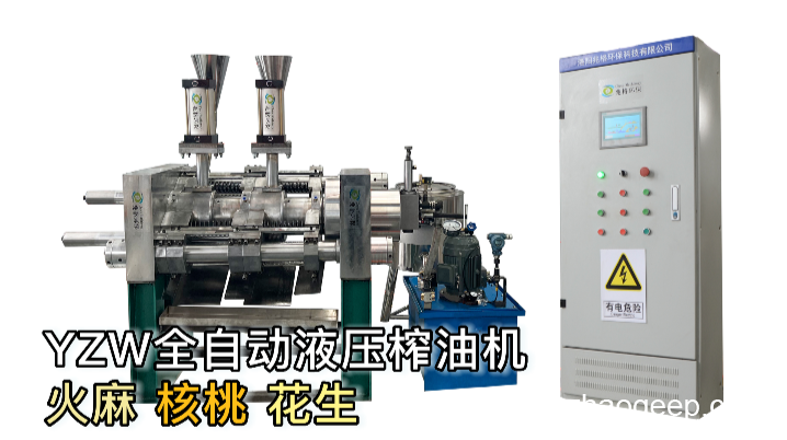 鑫兆豐YZW全自動液壓榨油機(jī) 新型榨油機(jī) 冷榨食用油設(shè)備操作視頻